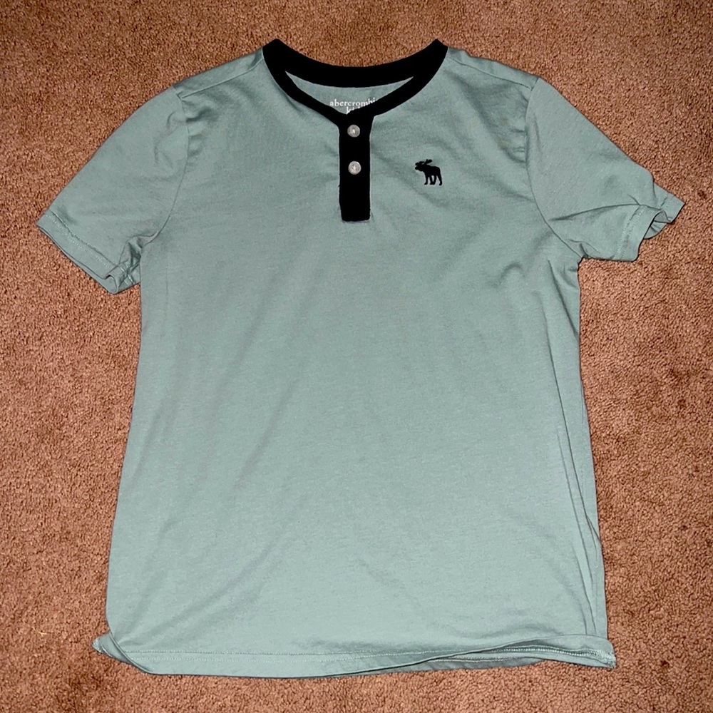 Kids Mint Green Abercrombie Polo Shirt